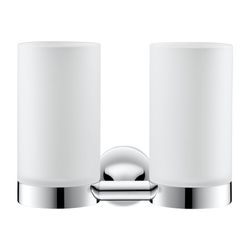 Duravit Starck T Zahnputzbecher doppelt wandhängend, Position R L, 170x98x140mm, Ch... DURAVIT-0099481000 4063382318626 (Abb. 1)