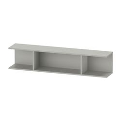 Duravit Ketho.2 Wandregal 150x800x170mm, Betongrau Matt, 3 offene Fächer, wand... DURAVIT-K21208007070000 4063382811677 (Abb. 1)