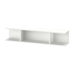 Duravit Ketho.2 Wandregal 150x800x170mm, Mattweiß, 3 offene Fächer, wandhäng. ... DURAVIT-K21208018180000 4063382811691 (Abb. 1)
