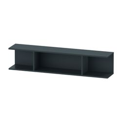 Duravit Ketho.2 Wandregal 150x800x170mm, Graphit Matt, 3 offene Fächer, wandhä... DURAVIT-K21208049490000 4063382811745 (Abb. 1)