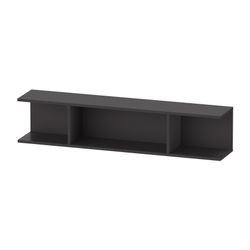 Duravit Ketho.2 Wandregal 150x800x170mm, Graphit SM, 3 offene Fächer, wandhäng... DURAVIT-K21208080800000 4063382811790 (Abb. 1)