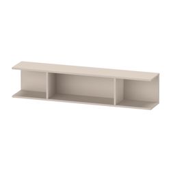 Duravit Ketho.2 Wandregal 150x800x170mm, Taupe Matt, 3 offene Fächer, wandhäng... DURAVIT-K21208091910000 4063382811769 (Abb. 1)