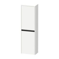 Duravit Ketho.2 Halbhochschrank Dekor 240x400x1320mm Mattweiß, 2 Türen R, 2 Gl... DURAVIT-K21319R18180000 4063382817785 (Abb. 1)