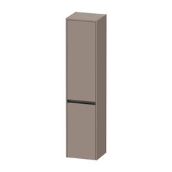 Duravit Ketho.2 Hochschrank Dekor 360x400x1760mm Basalt Matt, 2 Türen L, Griff... DURAVIT-K21329L43430000 4063382817754 (Abb. 1)