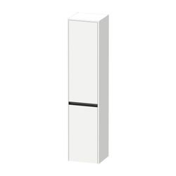 Duravit Ketho.2 Hochschrank Dekor 360x400x1760mm Mattweiß, 2 Türen R, Griff An... DURAVIT-K21329R18180000 4063382811240 (Abb. 1)