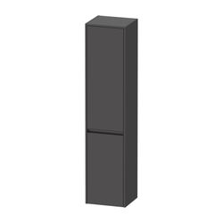 Duravit Ketho.2 Hochschrank Dekor 360x400x1760mm Graphit Matt, 2 Türen R, Grif... DURAVIT-K21329R49490000 4063382811301 (Abb. 1)