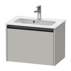 Duravit Ketho.2 Waschtischunterbau wandh. 390x610x440mm, Compact Betongrau Mat... DURAVIT-K25055007070000 4063382812490 (Abb. 1)
