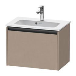Duravit Ketho.2 Waschtischunterbau wandh. 390x610x440mm, Compact Leinen Matt, ... DURAVIT-K25055075750000 4063382812605 (Abb. 1)