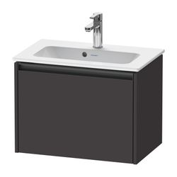 Duravit Ketho.2 Waschtischunterbau wandh. 390x610x440mm, Compact Graphit SM, G... DURAVIT-K25055080800000 4063382812612 (Abb. 1)