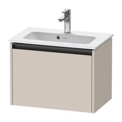 Duravit Ketho.2 Waschtischunterbau wandh. 390x610x440mm, Compact Taupe Matt, G... DURAVIT-K25055091910000 4063382812582 (Abb. 1)