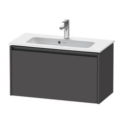 Duravit Ketho.2 Waschtischunterbau wandh. 390x810x440mm, Compact Graphit Matt,... DURAVIT-K25056049490000 4063382812711 (Abb. 1)