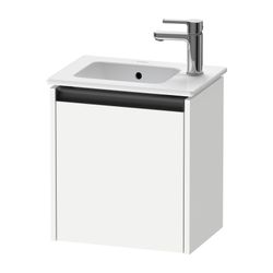 Duravit Ketho.2 Waschtischunterbau wandh. 292x410x440mm, R, Mattweiß, Griff An... DURAVIT-K25060R18180000 4063382834942 (Abb. 1)