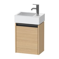 Duravit Ketho.2 Waschtischunterbau wandh. 238x364x440mm, R, Natur Eiche Matt, ... DURAVIT-K25071R30300000 4063382822222 (Abb. 1)