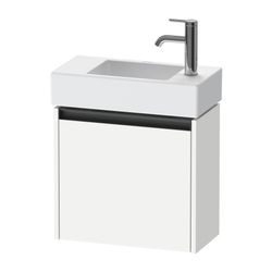 Duravit Ketho.2 Waschtischunterbau wandh. 238x484x440mm, R, Mattweiß, Griff An... DURAVIT-K25072R18180000 4063382822505 (Abb. 1)