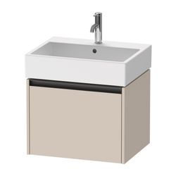Duravit Ketho.2 Waschtischunterbau wandhäng. 460x584x440mm, Taupe Matt, Griff ... DURAVIT-K25075091910000 4063382823175 (Abb. 1)
