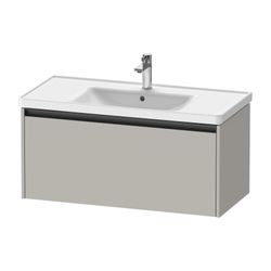 Duravit Ketho.2 Waschtischunterbau wandh. 455x984x440mm, Betongrau Matt, Griff... DURAVIT-K25084007070000 4063382810014 (Abb. 1)