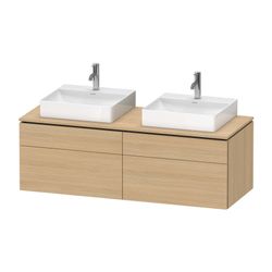 Duravit L-Cube Konsolen-WTU wandh. 550x1420x482mm Natur Eiche Matt, mittig, mi... DURAVIT-LC4872B30300000 4063382889386 (Abb. 1)