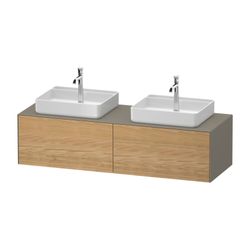 Duravit White Tulip Konsolen-WTU wandh 550x1600x408mm B/M mit KSP Eiche Natur ... DURAVIT-WT4865BH5920010 4063382918857 (Abb. 1)