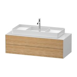 Duravit White Tulip Konsolenwaschtischunterbau wh 550x1300x408mm Eiche Natur m... DURAVIT-WT4987MH5850000 4063382846709 (Abb. 1)