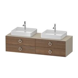 Duravit White Tulip Konsolen-WTU wandh. 550x1600x408mm B, AM Nusb.Matt/Taupe S... DURAVIT-WT4996B77600000 4063382964205 (Abb. 1)