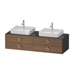 Duravit White Tulip Konsolenwaschtischunterbau wandh. 550x1600x408mm B/M mit K... DURAVIT-WT4996B77H10010 4063382932778 (Abb. 1)
