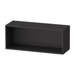 Duravit Zencha Wandregal, 140x400x161mm, Graphit SM, 1 offener Fächer, wandhän... DURAVIT-ZE1210080800000 4063382829481 (Abb. 1)