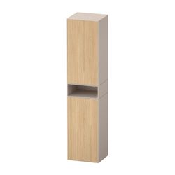 Duravit Zencha Hochschrank Dekor 360x400x1760mm Natur Eiche Matt/Taupe SM, 2 T... DURAVIT-ZE1353L30830000 4063382830807 (Abb. 1)