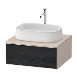 Duravit Zencha Konsolenwaschtischunterbau wandh. 550x650x281mm Eiche Mattschwa... DURAVIT-ZE4810016830000 4063382840332 (Abb. 1)