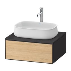 Duravit Zencha Konsolenwaschtischunterbau wandh. 550x650x281mm Natur Eiche Mat... DURAVIT-ZE4810030800000 4063382840370 (Abb. 1)
