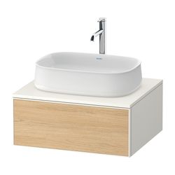 Duravit Zencha Konsolenwaschtischunterbau wandh. 550x650x281mm Natur Eiche Mat... DURAVIT-ZE4810030840000 4063382840356 (Abb. 1)