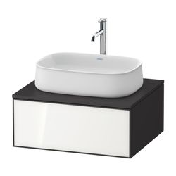 Duravit Zencha Konsolenwaschtischunterbau wandh. 550x650x281mm Weiß, Glas, Kor... DURAVIT-ZE4810064800000 4063382840400 (Abb. 1)