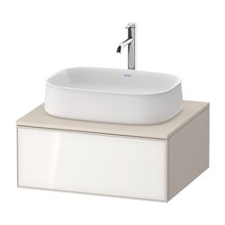Duravit Zencha Konsolenwaschtischunterbau wandh. 550x650x281mm Weiß, Glas, Kor... DURAVIT-ZE4810064830000 4063382840394 (Abb. 1)