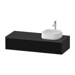 Duravit Zencha Konsolen-WTU wandh. 550x1300x281mm R, Schwarz Linienstruktur, G... DURAVIT-ZE4812R63800000 4063382841490 (Abb. 1)