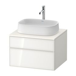 Duravit Zencha Konsolenwaschtischunterbau wandh 550x650x442mm Weiß, Glas, Korp... DURAVIT-ZE4820064840000 4063382835130 (Abb. 1)