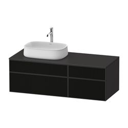 Duravit Zencha Konsolen-WTU wandh 550x1300x442mm Schwarz Linienstr./Graphit SM... DURAVIT-ZE4826063800000 4063382833457 (Abb. 1)