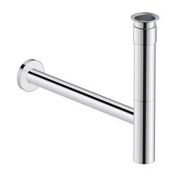 Duravit Universal Designsiphon Chrom poliert, Messing, waagerecht, geeignet für Was... DURAVIT-0050361000 4021534170133 (Abb. 1)