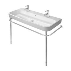Duravit Happy D.2 Metallkonsole 491x1173x750-800mm variabel, Chrom poliert, bodenst... DURAVIT-0030791000 4021534954702 (Abb. 1)