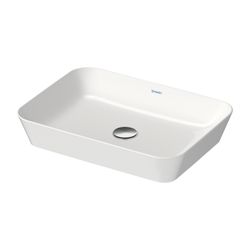 Duravit Cape Cod Aufsatzbecken 550mm, Weiß Hochglanz, DuraCeram, Rechteckig, ohne Ü... DURAVIT-2347550000 4053424587608 (Abb. 1)