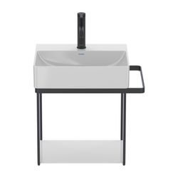 Duravit DuraSquare Metallkonsole 333x516x400mm, Mattschwarz, unter Waschtisch mit H... DURAVIT-0031104600 4053424467092 (Abb. 1)