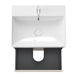 Duravit XSquare Waschtischunterbau wandhäng. 460x584x397mm Taupe Matt, Grifflos, 2... DURAVIT-XS416109191 4053424523705 (Abb. 1)