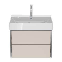 Duravit XSquare Waschtischunterbau wandhäng. 460x584x397mm Taupe Matt, Grifflos, 2... DURAVIT-XS416109191 4053424523705 (Abb. 1)