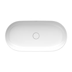 Duravit Luv Aufsatzbecken 800mm, Weiß Hochglanz, DuraCeram, Oval, ohne Überlauf und... DURAVIT-0379800000 4053424460512 (Abb. 1)