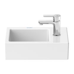 Duravit Vero Air Handwaschbecken 250x380x140mm, Weiß Hochglanz, WonderGliss, Recht... DURAVIT-07243800001 4053424509334 (Abb. 1)