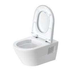Duravit D-Neo WC-Set wandhäng. Weiß Hochglanz, 4,5l, Tiefspüler, rimless, waagerech... DURAVIT-45780900A1 4063382129178 (Abb. 1)