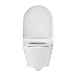 Duravit D-Neo WC-Set wandhäng. Weiß Hochglanz, 4,5l, Tiefspüler, rimless, waagerech... DURAVIT-45780900A1 4063382129178 (Abb. 1)