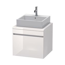 Duravit DuraStyle Konsolenwaschtischunterbau wandh. 548x600x512mm ohne KSP Basalt ... DURAVIT-DS531004318 4053424392257 (Abb. 1)