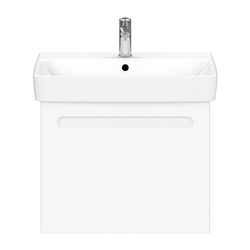 Duravit No.1 Waschtischunterbau wandhängend 426x590x478mm Mattweiß, Folie/Korp... DURAVIT-N14282018180000 4063382218728 (Abb. 1)