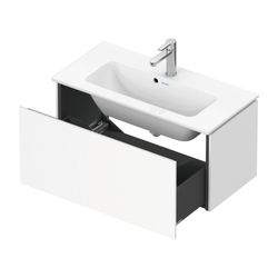 Duravit L-Cube Waschtischunterbau wandh. 391x820x400mm, Compact Mattweiß, Grifflos... DURAVIT-LC615701818 4053424451107 (Abb. 1)