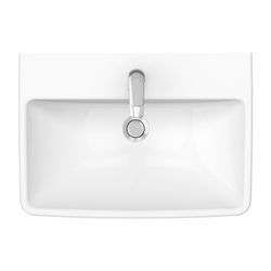 Duravit No.1 Waschtisch 460x650x175mm, Weiß Hochglanz, Rechteckig, 1 Waschplatz/HL ... DURAVIT-2375650000 4063382180308 (Abb. 1)