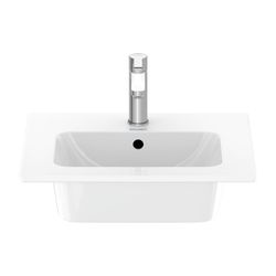 Duravit ME by Starck Waschtisch 430x530x180mm, Weiß Hochglanz, Rechteckig, 1 Waschp... DURAVIT-2336530000 4063382002075 (Abb. 1)